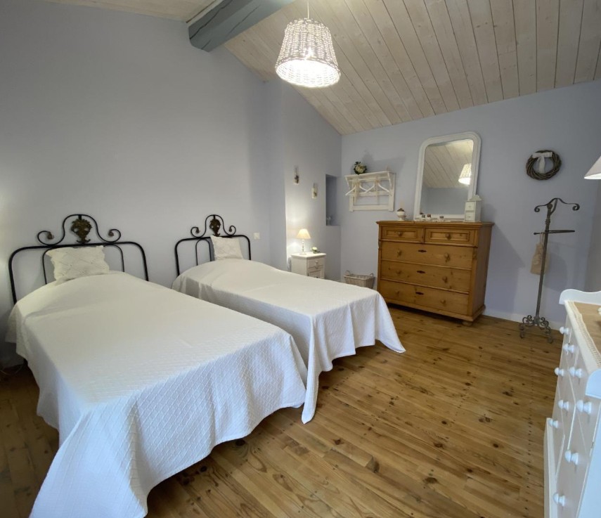 Chambre twin vue d'ensemble
